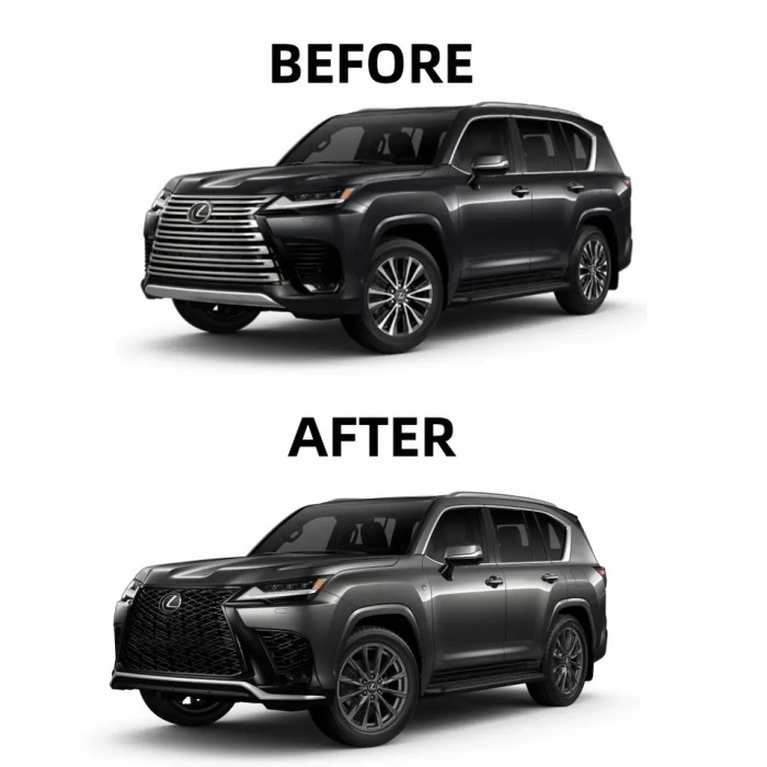 Комплект обвісів F-Sport для Lexus LX 500d/600