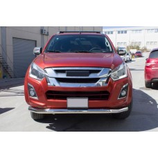 Передній захист Texas (76мм, нерж) для Isuzu D-Max 2011-2019 рр