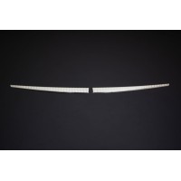 Накладка на задній поріг OmsaLine (нерж) для Renault Duster 2018-2024 рр