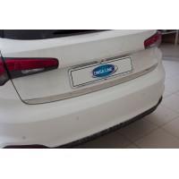 Кромка багажника (нерж) Carmos - Турецька сталь для Fiat Tipo Cross