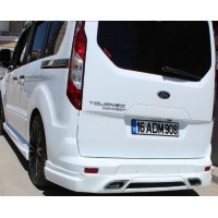 Накладка на задний бампер (под покраску) для Ford Connect 2014-2021 гг