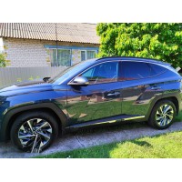 Молдинг дверний (4 шт, нерж) для Hyundai Tucson NX4 2021- рр