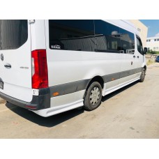 Комплект порогів (під фарбування) L3 - Long для Mercedes Sprinter W907/W910 2018- рр