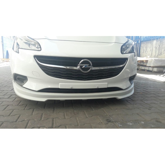 Передняя нижняя накладка (под покраску) для Opel Corsa E 2015-2019 гг