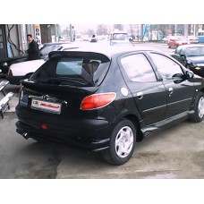 Спойлер нижній Meliset (під фарбування) для Peugeot 206