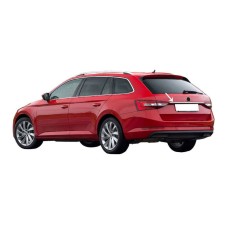 Планка над номером SW (нерж) для Skoda Superb 2015-2024 рр