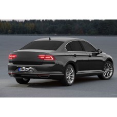 Накладка над номером SD (OmsaLine, нерж) для Volkswagen Passat B8 2015-2023 рр