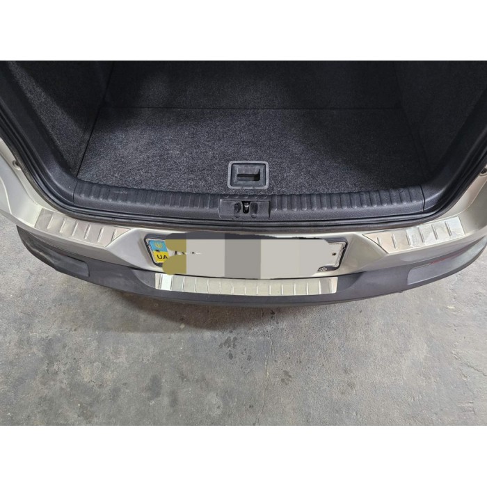 Накладка на задний бампер OmsaLine (нерж) для Volkswagen Tiguan 2007-2016 гг