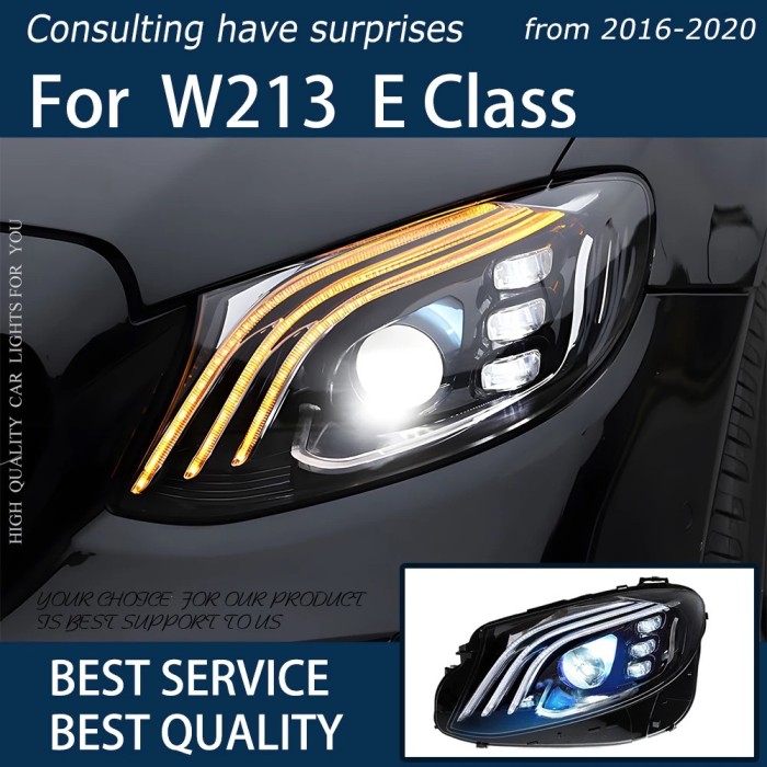 Передние фары Maybach (2 шт, LED) для Mercedes E-сlass W213 2016- гг