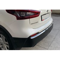 Кромка бампера (нерж) для Nissan Qashqai 2014-2021 рр