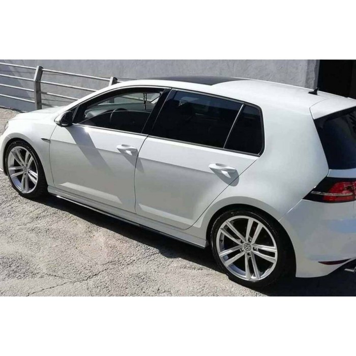 Пороги (ABS-пластик) для Volkswagen Golf 7/E-Golf