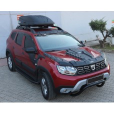 Комплект накладок на капот DRAGON (3 шт) для Dacia Duster 2018-2024 рр