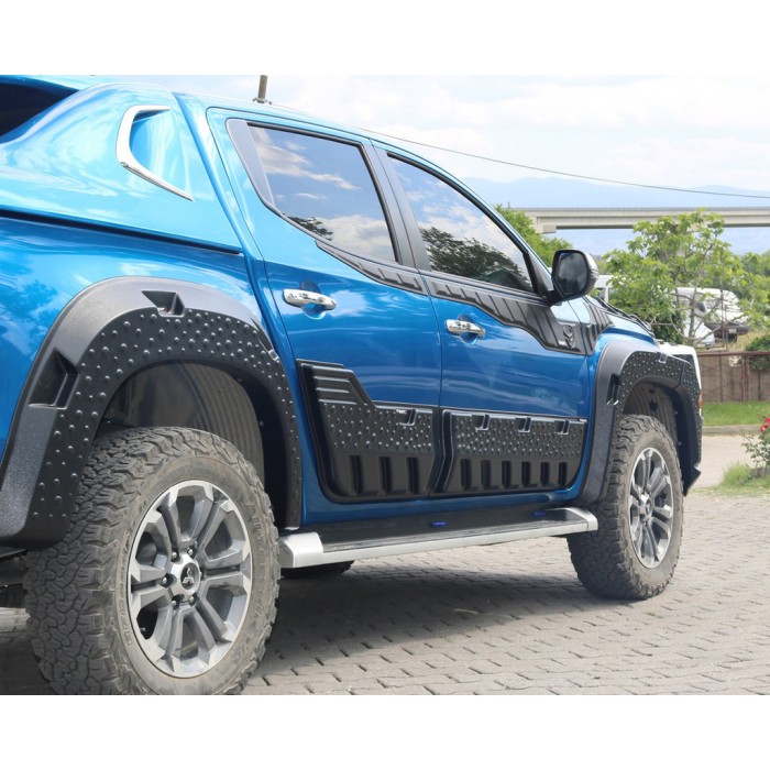 Молдинг двері EuroCap (6 шт, ABS) для Mitsubishi L200 2015-2025 рр