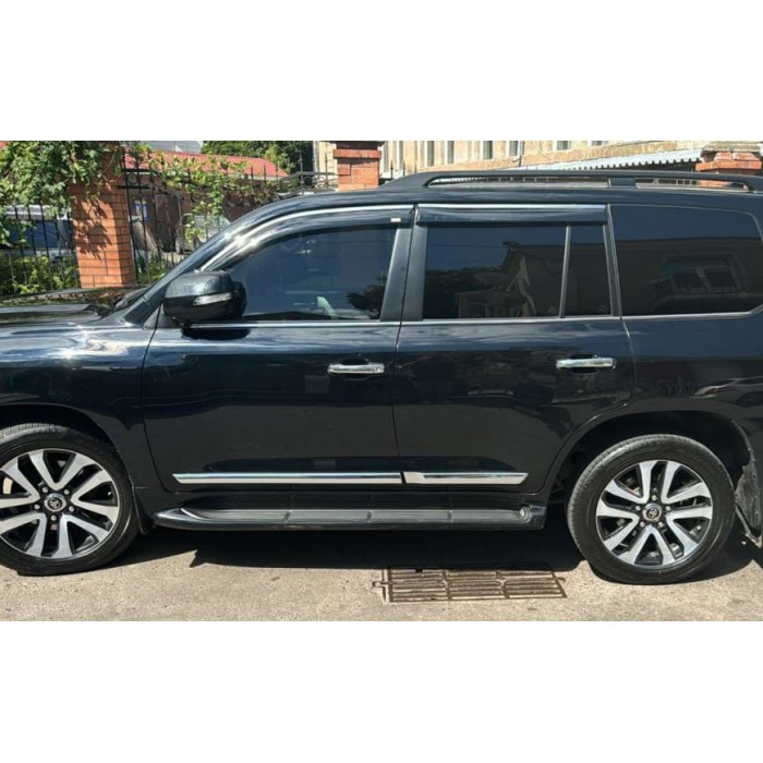 Вітровики з хромом (4 шт, Niken) для Toyota Land Cruiser 200