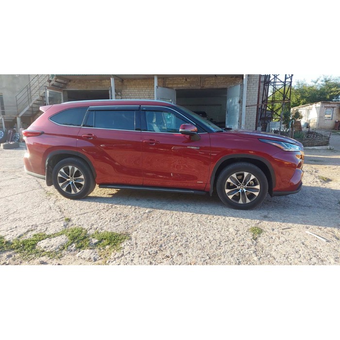 Вітровики з хромом (4 шт, Niken) для Toyota Highlander 2019-2023 рр