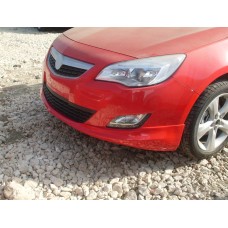 Передня нижня накладка 2010-2012 (під фарбування) для Opel Astra J рр