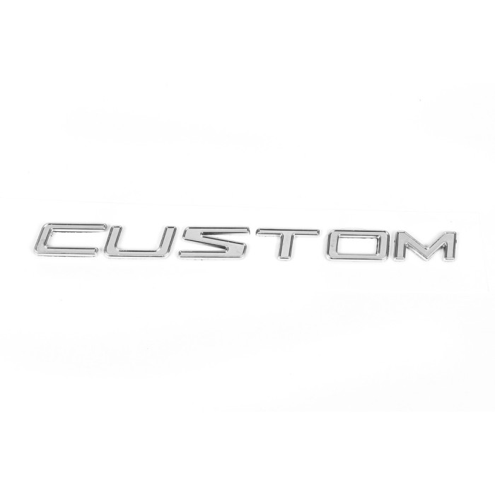 Напис Custom (180 на 13 мм) для Ford Custom 2013-2022 рр