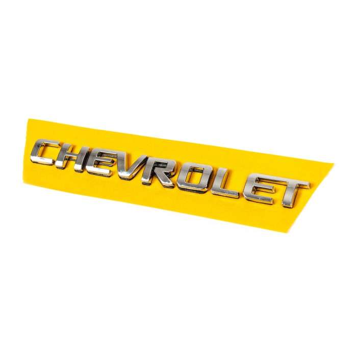 Напис Chevrolet (195мм на 17мм) для Тюнінг Chevrolet