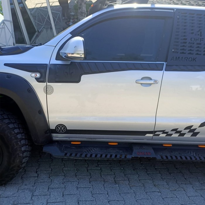 Верхние молдинги дверей (6 шт, ABS) для Volkswagen Amarok 2010-2022 гг