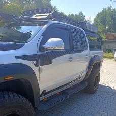 Верхние молдинги дверей (6 шт, ABS) для Volkswagen Amarok 2010-2022 гг