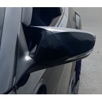 Накладки на зеркала с вырезом под поворот BMW-style (2 шт) для Hyundai Veloster 2011-2017 гг