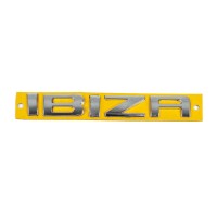 Надпись Ibiza (125 мм на 18мм) для Seat Ibiza 2017- гг