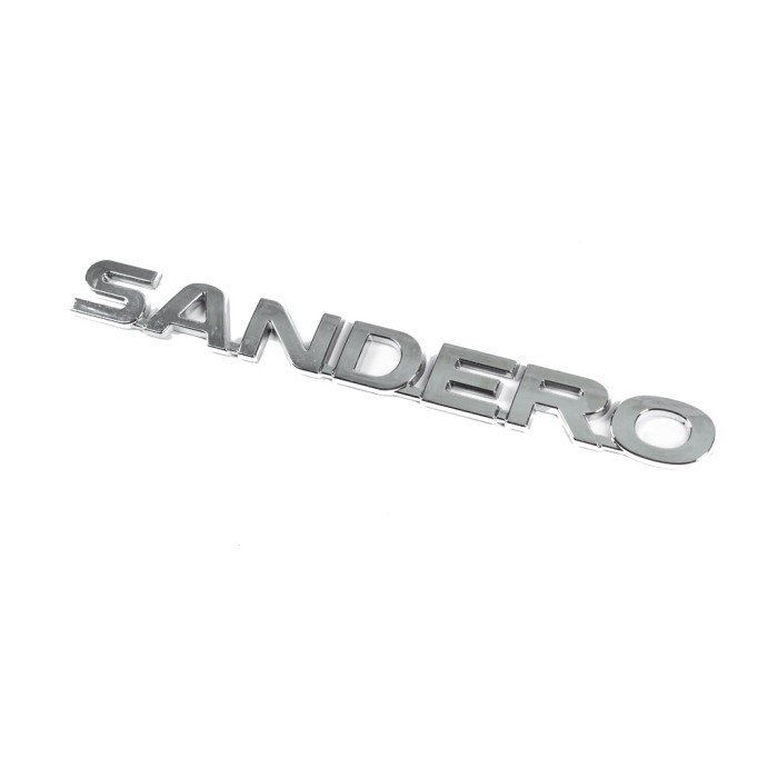 Напис Sandero (270мм на 21мм) для Renault Sandero 2007-2013 рр