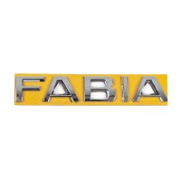 Надпись Fabia (130 мм на 22мм) для Skoda Fabia 2014-2021 гг