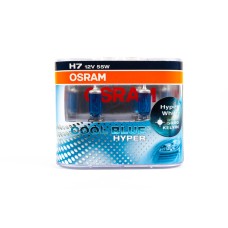 Лампа головного світла Osram H7 55W Cool Blue Hyper 62210CBH