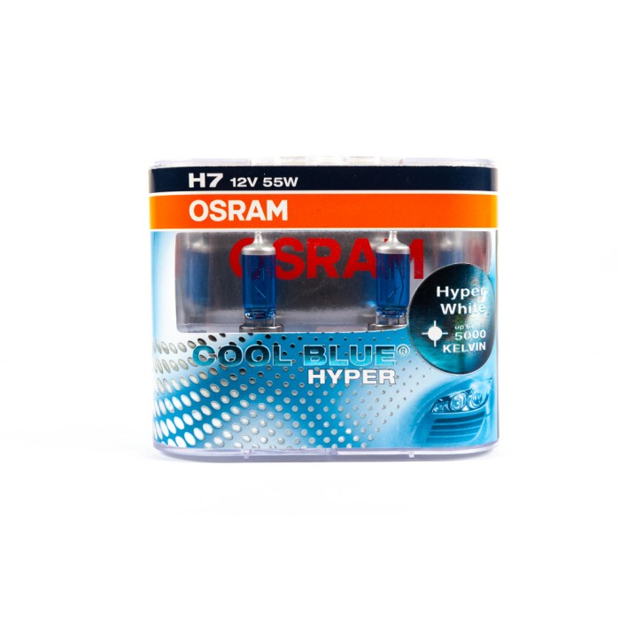 Лампа головного світла Osram H7 55W Cool Blue Hyper 62210CBH