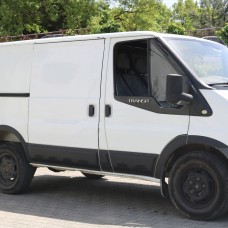 Молдинг двері EuroCap (6 шт, ABS, коротка база) для Ford Transit 2000-2014 рр