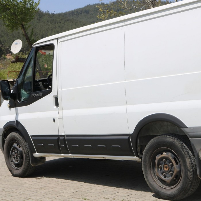 Молдинг двері EuroCap (6 шт, ABS, коротка база) для Ford Transit 2000-2014 рр