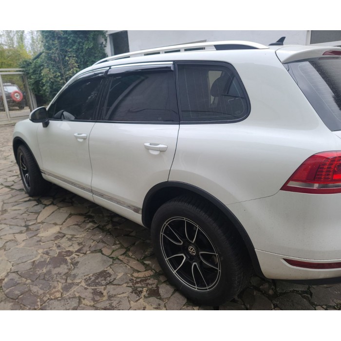 Вітровики з хромом (4 шт., Niken) для Volkswagen Touareg 2010-2018 рр