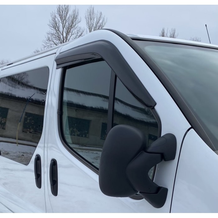 Вітровики (2 шт., EuroCap) для Opel Vivaro 2001-2015 рр