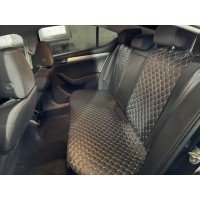 Накидки на задние сиденья ECO (к-т, Черный с серой нитью)