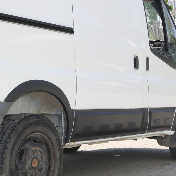 Накладки на арки EuroCap 2006-2013 (6 шт, ABS, коротка база) для Ford Transit рр