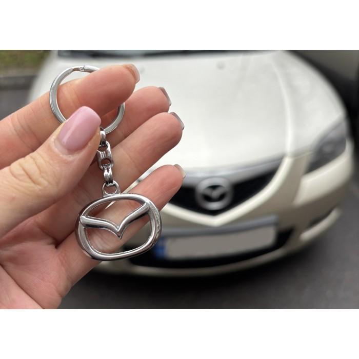 Металічний брелок з логотипом Mazda для Тюнінг Mazda