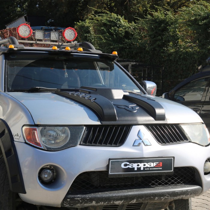 Накладка на капот V3 (ABS) для Mitsubishi L200 2006-2015 рр