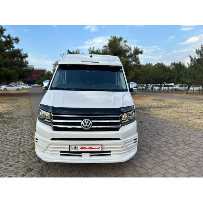 Накладка на передній бампер 510B (під фарбування) для Volkswagen Crafter 2016- рр