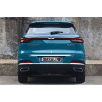 Кромка багажника (OmsaLine) для Chery Tiggo 7 2020- рр