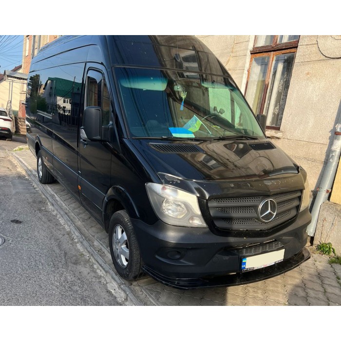 Передня лип накладка 2013-2018 (ABS) для Mercedes Sprinter W906 рр