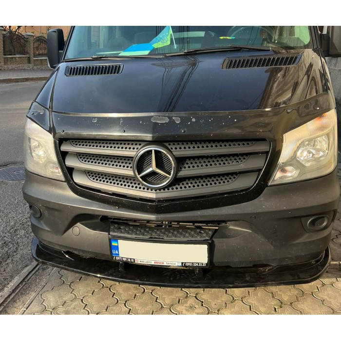 Передня лип накладка 2013-2018 (ABS) для Mercedes Sprinter W906 рр