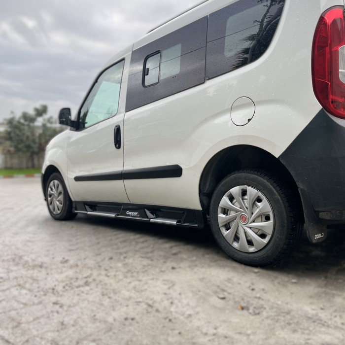 Боковые пороги Sorento тип (EuroCap) для Opel Combo 2012-2018 гг