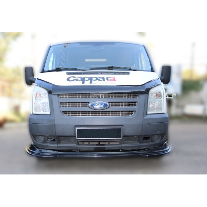 Передня Lip накладка EuroCap (2006-2014, чорна) для Ford Transit рр