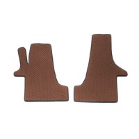 Коврики EVA (Коричневый, передние, для 2-20251) для Volkswagen T5 Caravelle 2004-2010 гг