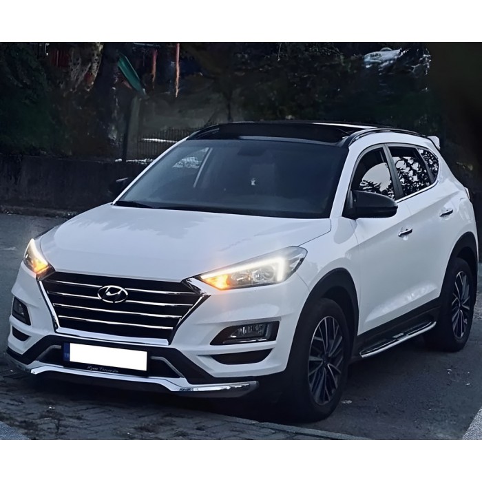 Накладки на дзеркала BMW-Style (2018-2020, 2 шт) для Hyundai Tucson TL рр