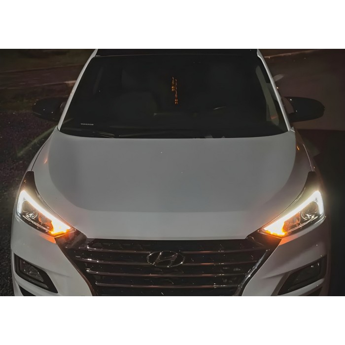 Накладки на дзеркала BMW-Style (2018-2020, 2 шт) для Hyundai Tucson TL рр