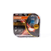 Лампа головного света Osram H4 60/55W Night Breaker Laser -2025200% 64193NBL200