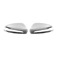 Накладки на зеркала (2 шт, нерж.) для Mercedes C-сlass W205 2014-2021 гг