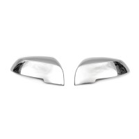 Накладки на дзеркала (2 шт, нерж.) Carmos для BMW X1 E-84 2009-2015рр